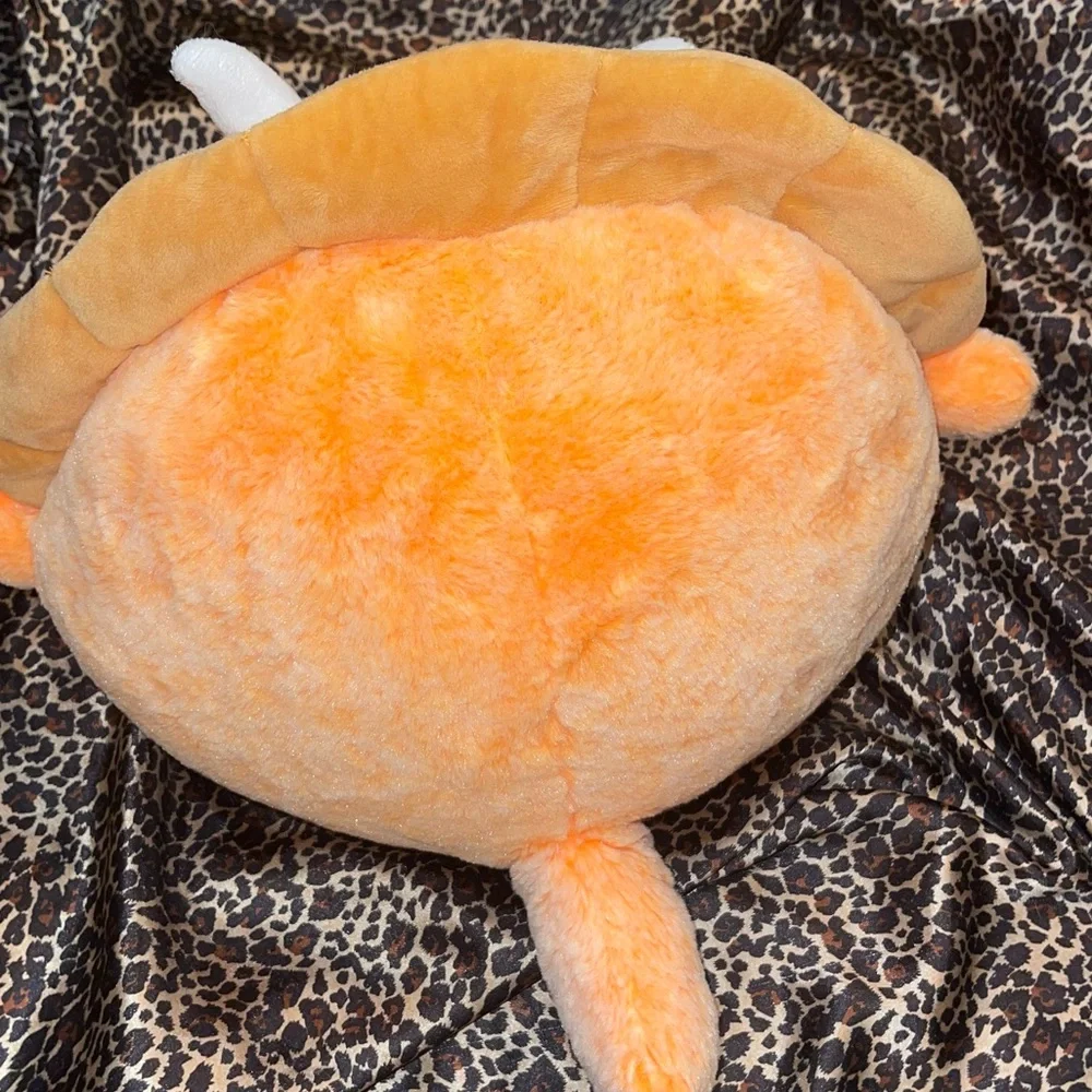 Triceratops Orange Stuffed Animal